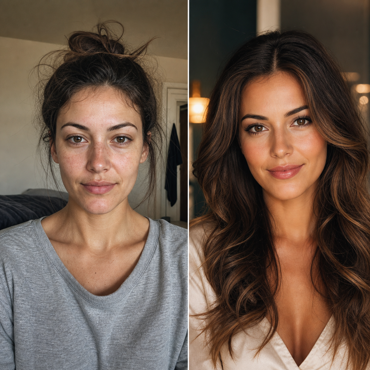 AiMakeovers AI-powered before and after beauty transformation
